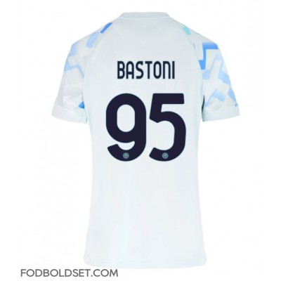 Inter Milan Alessandro Bastoni #95 Udebanetrøje Dame 2025-26 Kortærmet Inter Milan Alessandro Bastoni #95 Udebanetrøje Dame 2025-26 Kortærmet
